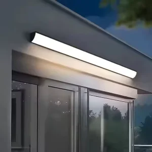 Modern Outdoor IP65 Aluminum+Acrylic LED Wall Light Garden Exterior Decorative Lighting 18W/24W/36W/48W Linear Wall