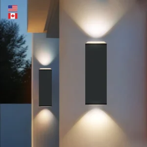 Modern Outdoor Wall Lights Exterior Wall Mounted Garden Lights Decorative Lighting Fixtures Outside LED Lamp for Home