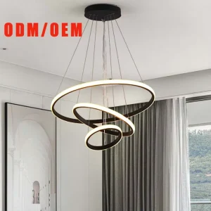 Modern Pendant Chandelier Light LED Hanging Fixture Living Room Bedroom LED Lights Chandeliers Ceiling Lamp