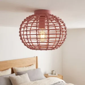 Modern Rattan LED Ceiling Lights for Living Room Bedroom Led Ceiling Lamp Square Round LED Ceiling Light