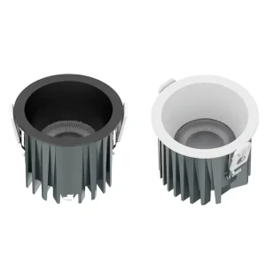 Modern Recessed Anti Glare COB LED Downlight IP44 UGR<19 CRI90+ Luxury Architectural Spotlight for High End Hotels