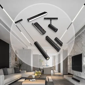 Modern Recessed Indoor Lighting 7w 12w 18w 30w Home Commercial Linear 48v Magnetic Led Flood Grille Pendent Track Light