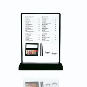 Modern Rectangle Rechargeable Advertising Light Box High Brightness LED Automatic Brightness