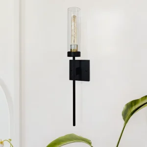 Modern Retro Iron Glass Lampshade Wall Lamp Bedroom Bedside Lamp Aisle Staircase Wall Lamp