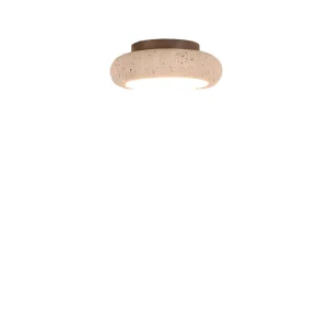 Modern Round Indoor Pendant Light Ceiling Light Travertine Flush Mount