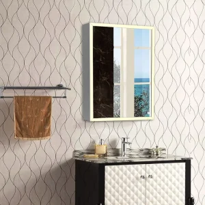 Modern Round LED Mirror Cabinet Light with Soft Warm White Light IP44 Rated for Bathroom Use