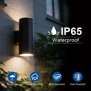 Modern Round Minimalist Style LED Outdoor Wall Lamp IP65 Landscape Decoration Wall Light for Building Architecture Landscape