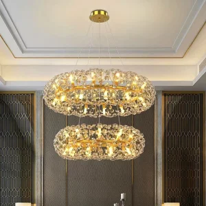 Modern Simple Dandelion Style Restaurant Hanging Lights for Home Decoration Bar G9 Crystal Chandelier Pendant Lamp