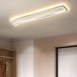 Modern Simple LED Corridor Aisle Balcony Long Strip Ceiling Light for Bathroom Hallway Kitchen Bedroom