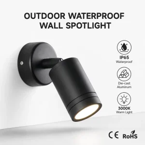 Modern Simple LED Landscape Light Outdoor Garden Classic Design Aluminum Body IP65 AC Power Supply Semi Flush Mount 5W 10W15W