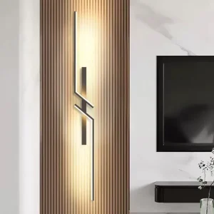 Modern Simple Minimalist LED Wall Lamp Creative Iron Grille for Bedroom Bedside Living Room TV Sofa Background Wall for Home