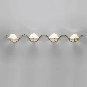 Modern Simple Multi Head Iron Fabric LED Wall Lamp for Home Bedroom Decoration