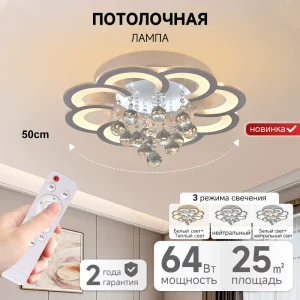 Modern Simple Style Living Room Bedroom Ceiling Lamp Surface Mounted Ring Smart Led Ceiling Light