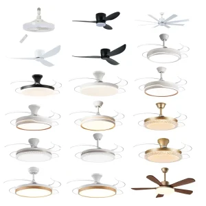 Modern Simple Style Ventilador De Techo LED Ceiling Fan Light 85 265V Ceiling Low Noise Home Hotel