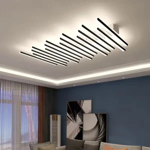 Modern Simple and Elegant LED Ceiling Light for Bedroom Minimalist Iron and Acrylic Hall Light