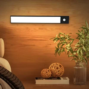 Modern Smart LED Cabinet Lights Wireless USB Rechargeable Magnetic Motion Sensor Battery Powered Stick Anywhere Night Lighting