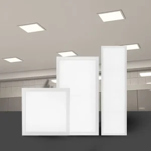 Modern Square Recessed LED Panel Light for Office Lighting 2×2 2×4 600×600 60×60 Ceiling Backlit for Commercial Indoor Projects