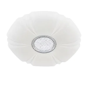 Modern Starry Sky LED Ceiling Light Round Acrylic Spiral Design Flush Mount Lamp 350/450/600mm for Living Room Bedroom
