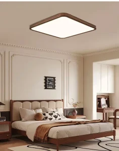 Modern Style Aluminum & Acrylic LED Ceiling Light with Remote Control for Living Room Bedroom Hall Lighting 220V