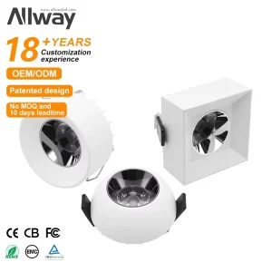 Modern Style Anti Glare High Brightness Home Office Spot Lamp Ceiling COB 12Watt LED Spotlight
