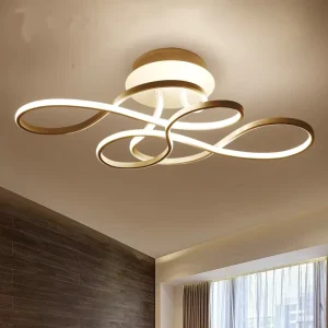 Modern Style Ceiling Light LED Strip Lamp Intelligent Dimming 110V Switch Control Acrylic Ceiling Lights for Home