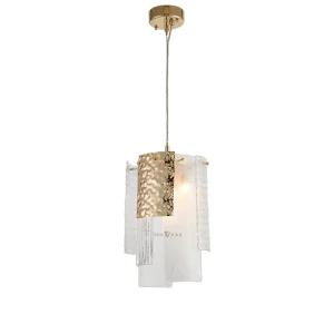 Modern Style Handmade Glass Luxury Villa Indoor Small Pendant Lamp Handmade Glass Chandelier
