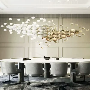 Modern Style Indoor Decoration Villa Hotel Lobby Large Modern LED Ceiling Chandeliers Pendant Lighting