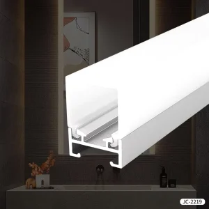 Modern T5 Aluminum Frame LED Profile Light Anodizing Surface 3500K Warm White 90 CRI for Bathroom Mirror Decoration