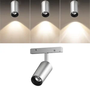 Modern Track Lights Anti Glare COB LED Surface Mounted Spotlight 6000K Daylight ABS Energy saving Retail Shop