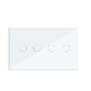 Modern Tuya WiFi Touch Switch Supplier Power Off Memory Glass Panel for Smart Voice Control Home