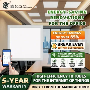 Modern Ultra Slim 120LM W IoT Smart 24W 600x600mm 6500K No Flicker Energy Saving Office Recessed Commercial LED Panel Light