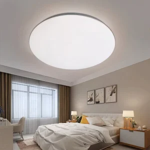 Modern Ultra Thin LED Ceiling Light Iron Base Indoor Decorative Acrylic Cover Lamp for Bedroom Living Room Fixtures