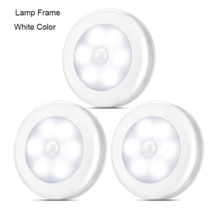Modern Under Cabinet Motion Sensor LED Night Light Cordless Battery Operated for Bedroom Use