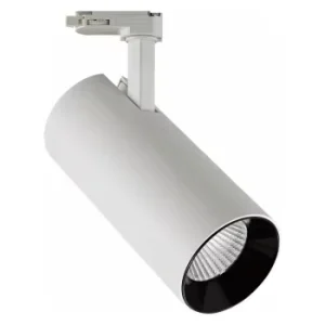 Modern Unique Design Indoor LED COB Track Light Commercial Aluminum Lamp Body IP20 Rated 15-60 Beam Angle 3000K-5000K Color