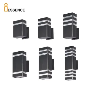 Modern Up Down Outdoor Wall Lamp IP65 Waterproof E27 LED Wall Light Aluminum Garden Porch Sconce Villa Corridor Lighting