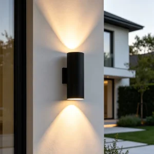 Modern Up Down Outdoor Wall Light 20W 5CCT IP65 Waterproof Cylinder Aluminum Vintage Wall Lamps for Home Hotel