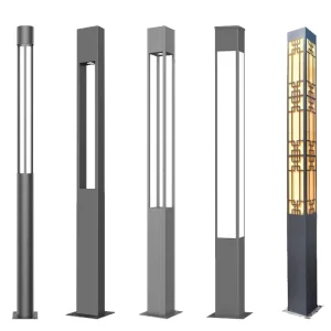 Modern Vertical Modeling Led Street Light for Garden Park or Park Community Courtyard Road Lighting