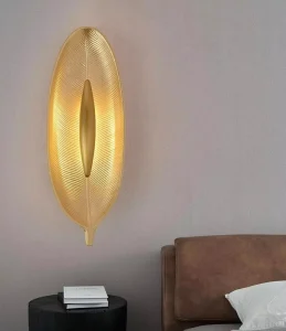 Modern Wall Light Collection White Gold 40 X 15 mm for Bedrooms Corridors and Hotel Interiors