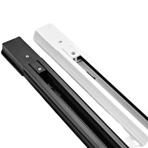 Modern White LED Track Light Rail Commercial 2/3/4 Wire Lighting Strip Aluminum Body Accessory for Mall Applications