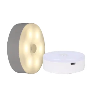 Modern Wooden Wall Mounted Motion Sensor Cabinet Lights Portable Installation Wardrobe Lights for Bedroom Smart Battery