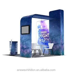 Modular 3*3m Aluminum Profile Shell Scheme for Trade Show Equipment Exhibition Booth Seg Light Box Display