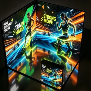 Modular Custom Printing Backlit Exhibition Booth for Expo Display Booth