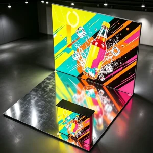 Modular Custom Size SEG Pop up Backdrop for Exhibition LED Light Box Booth Stand