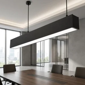 Modular LED Linear Pendant Light Slide to Connect CCT and Wattage Selectable 2FT 3FT 4FT Architectural Lighting for Office