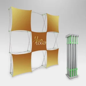 Modular Trade Show Exhibition Booth Custom Tension Fabric Pop up Backdrop Stand Large Format Graphic Display