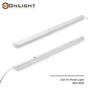Moisture Waterproof SMD2835 LED IP65 Tri proof Light IK08 Rating Warehouse Batten Lamp Indoor Vapor Tight Linear Fixture 120