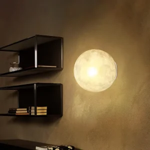 Moon Wall Lamp Modern Minimalist Bedside Lamp Bedroom Decorative Wall Light Living Room Indoor Moon-shaped Acrylic