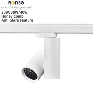 Morden High quality Commercial Nordic Interior Anti dazzle Warm White LED COB Track Spotlight Lighting System