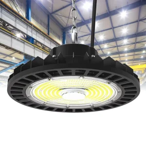 Motion Sensor Supported LED UFO High Bay Light 240W200W150W100W 3-Power Switchable 4000K/5000K IP65 Water Proof Industrial