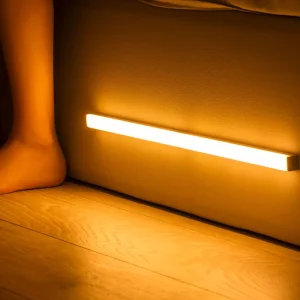 Motion Sensor Wireless USB Rechargeable 20 30cm LED Night Light for Kitchen Cabinet Wardrobe